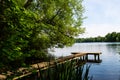 Circular route on WeÃÅ¸linger lake, summer time